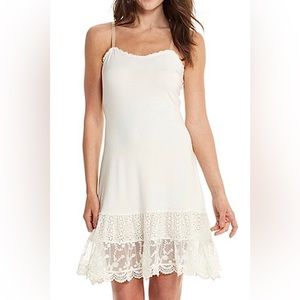 Matilda Jane white eyelet lace Spoonful of Sugar slip dress. Size S.